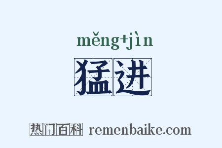 猛进是什么意思的图片